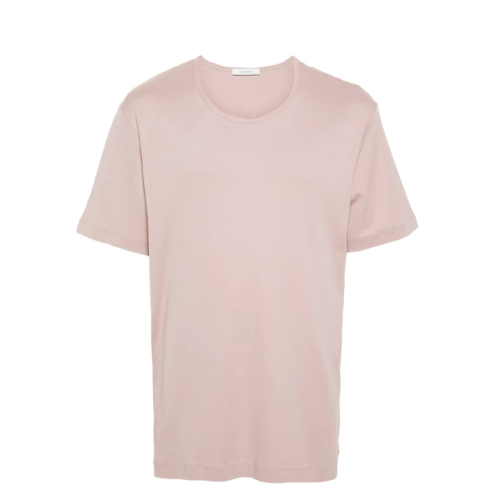 Lemaire Violet Ice U Neck T-Shirt Purple Heren