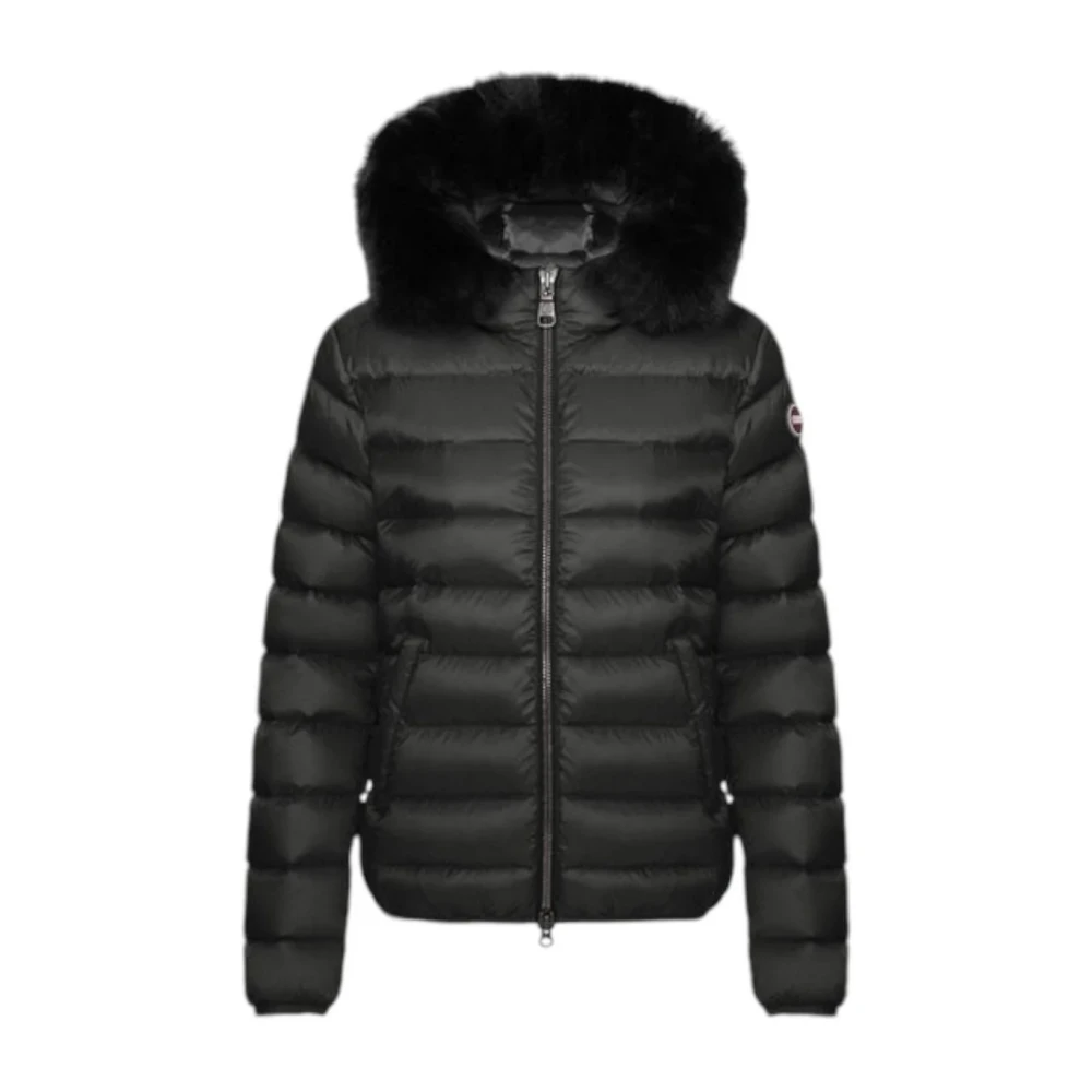 Colmar Black Jackets, Female, L, Deluxe Down Jacket