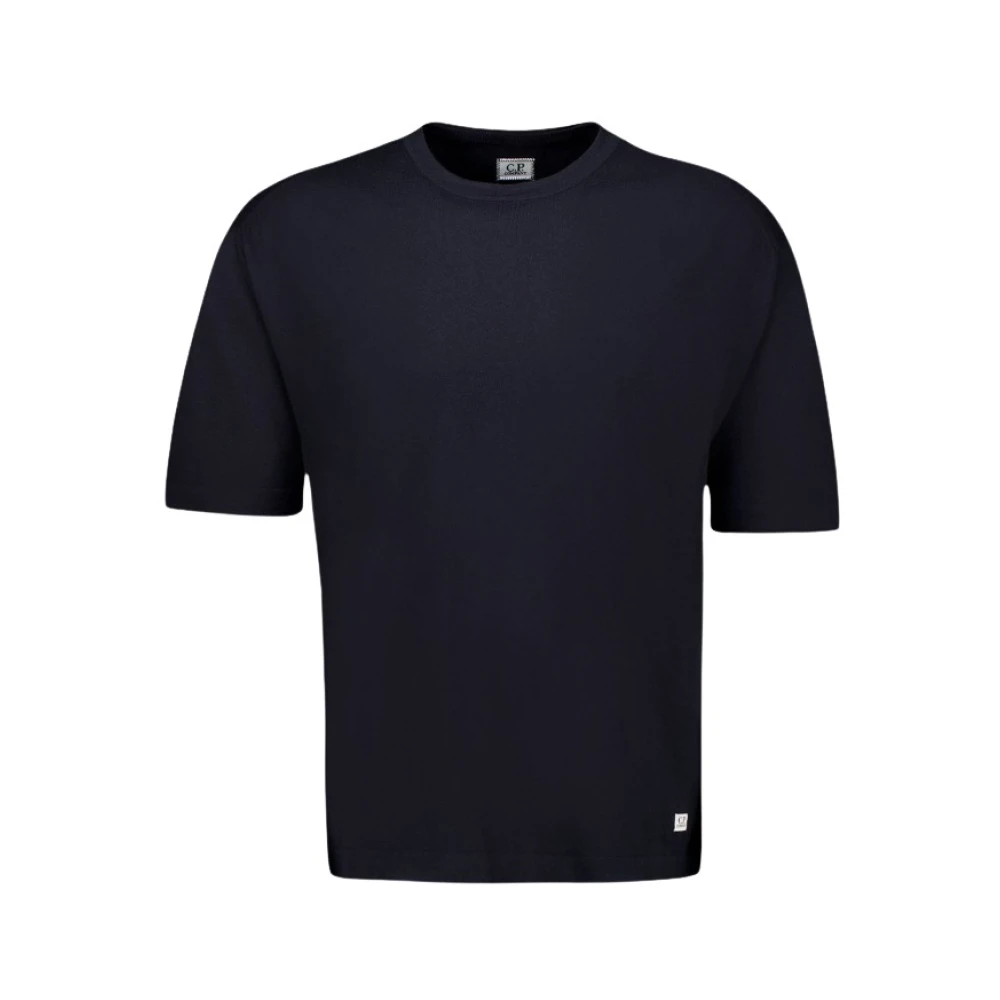 C.p. Company Men's Blue Sea Island T-Shirt - T-Shirts - Xs - Tops