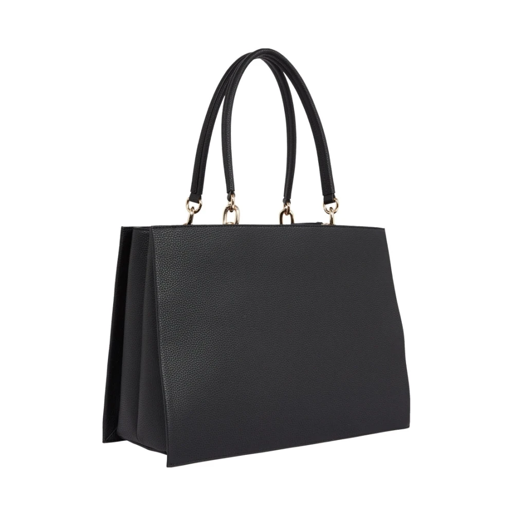 Tommy Hilfiger Zwarte Dames Handtas Satchel Stijl Black Dames