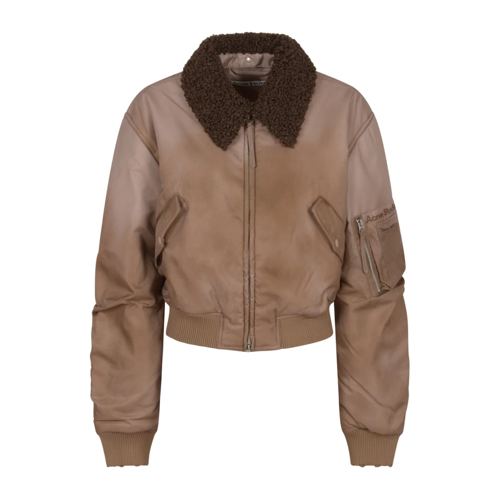 Acne Studios Stijlvolle Jassen voor Vrouwen Beige Dames