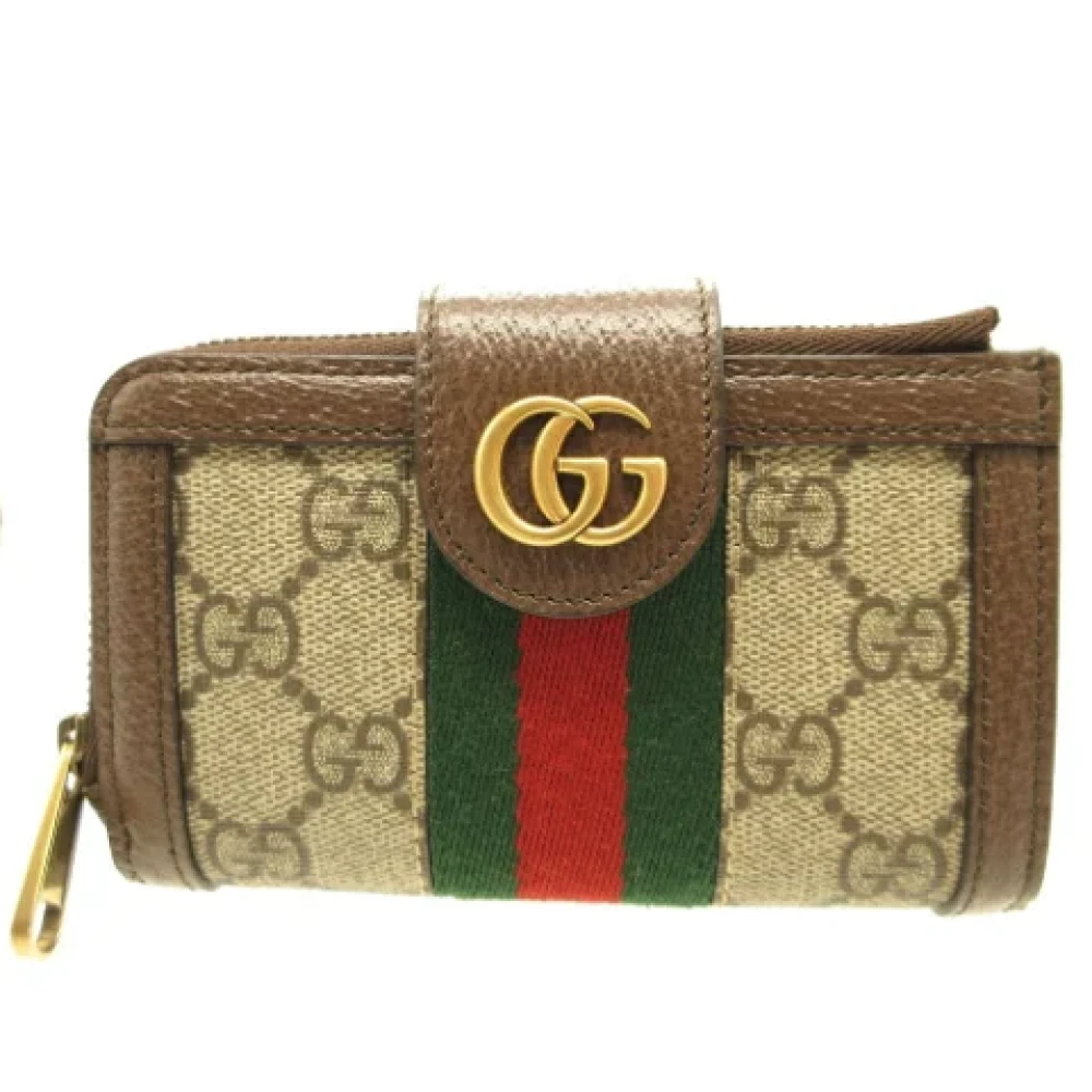 Gucci Vintage Pre-owned Canvas wallets Multicolor Dames