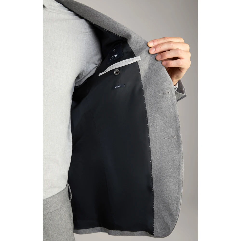 Joop! Grijze Wollen Blazer Elegant Stijlvol Mannen Gray Heren