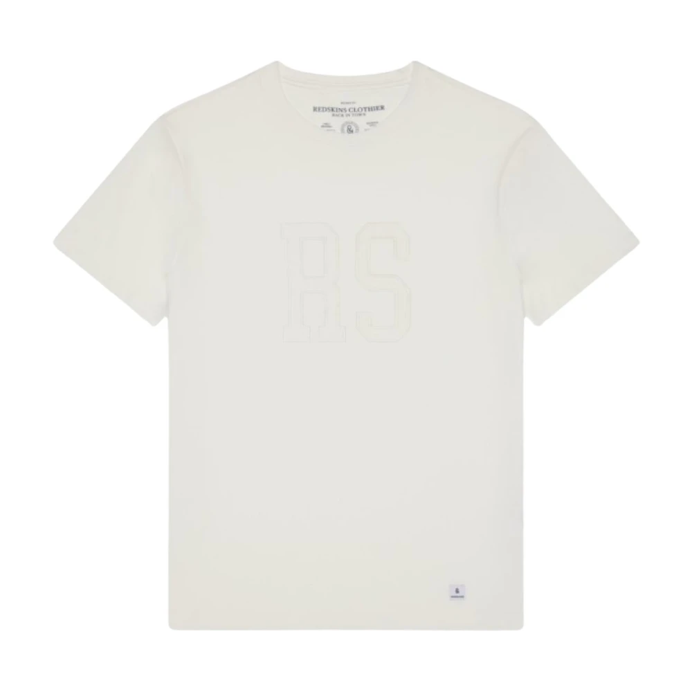 Redskins Bedrukt Logo T-shirt Wit White Heren