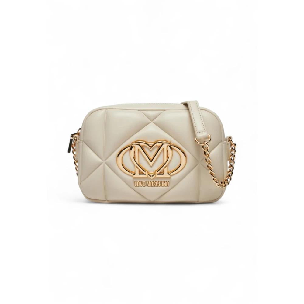 Love Moschino Vrouw Wit Tassen Dames, One Size, Crossbodytas