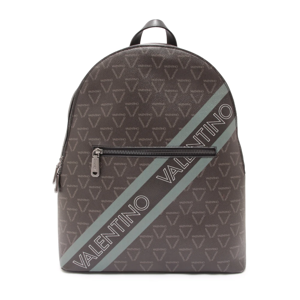Valentino By Mario Valentino Men's Black Backpacks, One Size, Aron Backpack