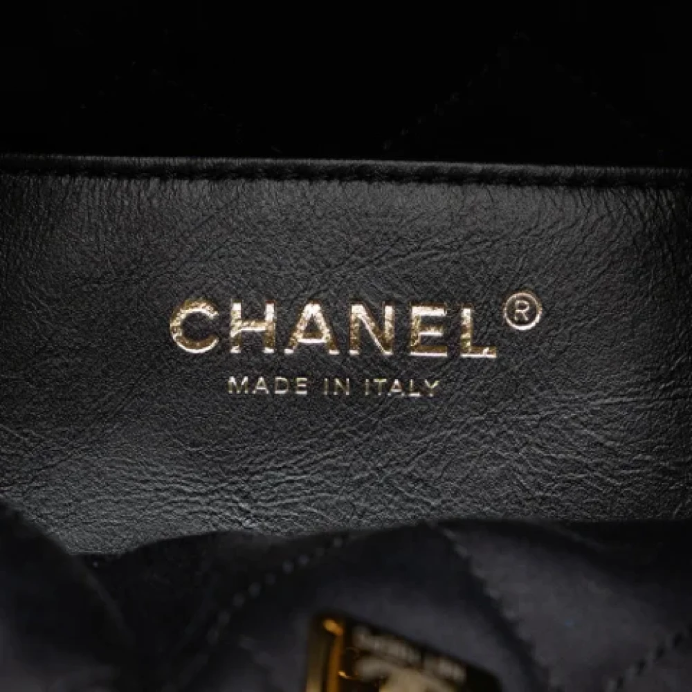 Chanel Vintage Pre-owned Cotton chanel-bags Black Dames