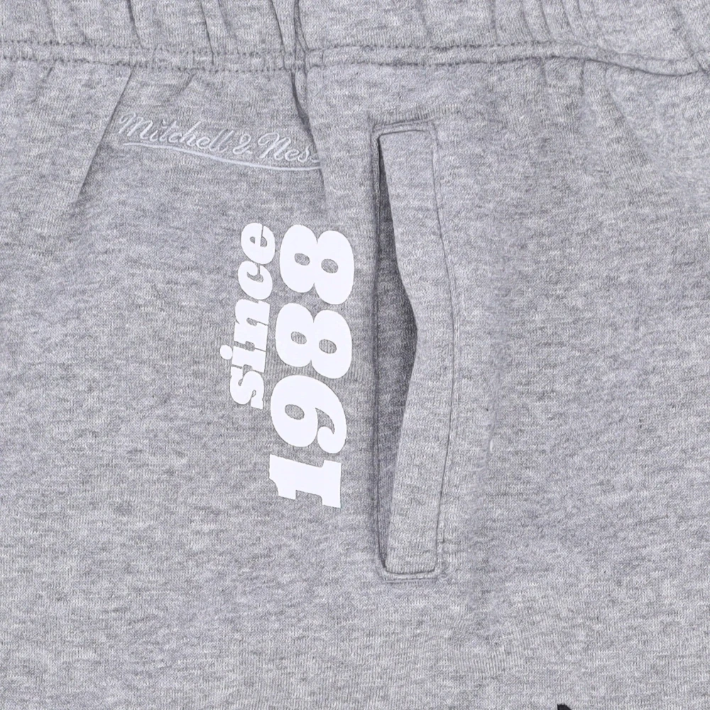 Mitchell & Ness Miami Heat Fleece Trainingsbroek Gray Heren