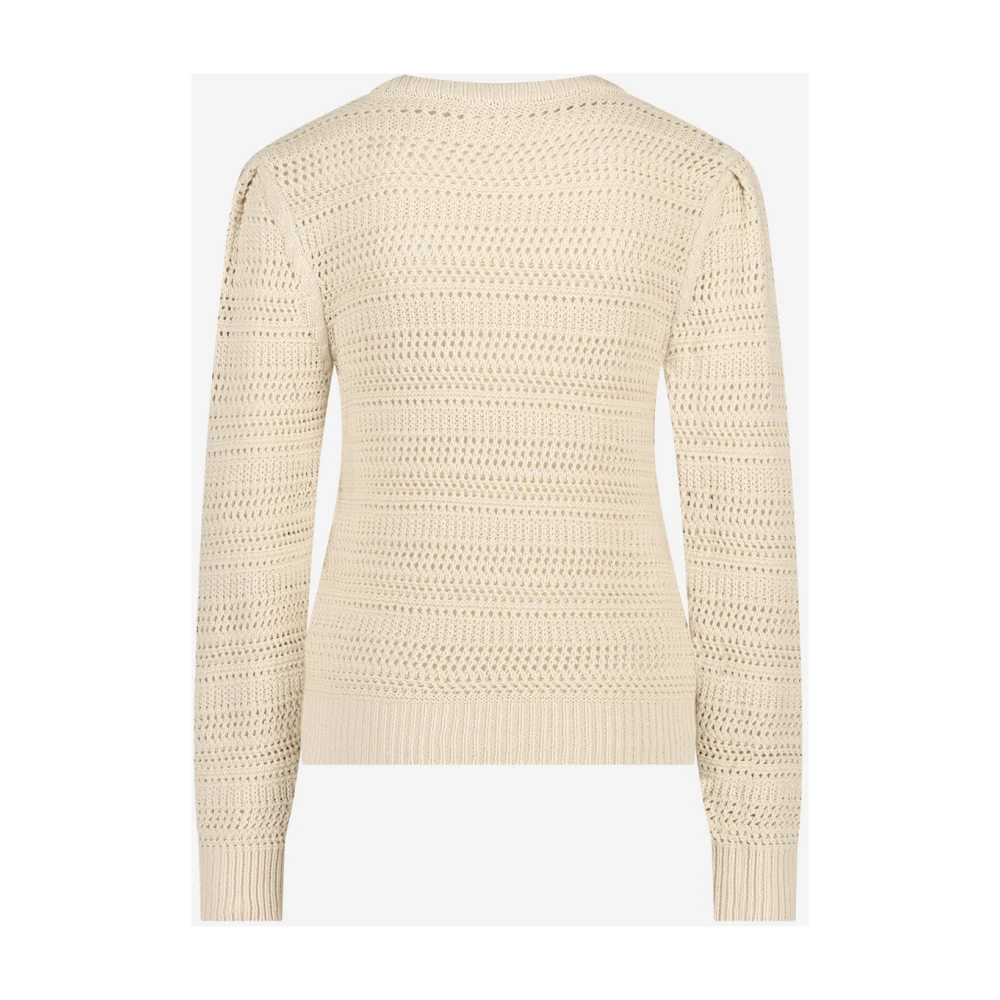 Jane Lushka Round-neck Knitwear Beige Dames