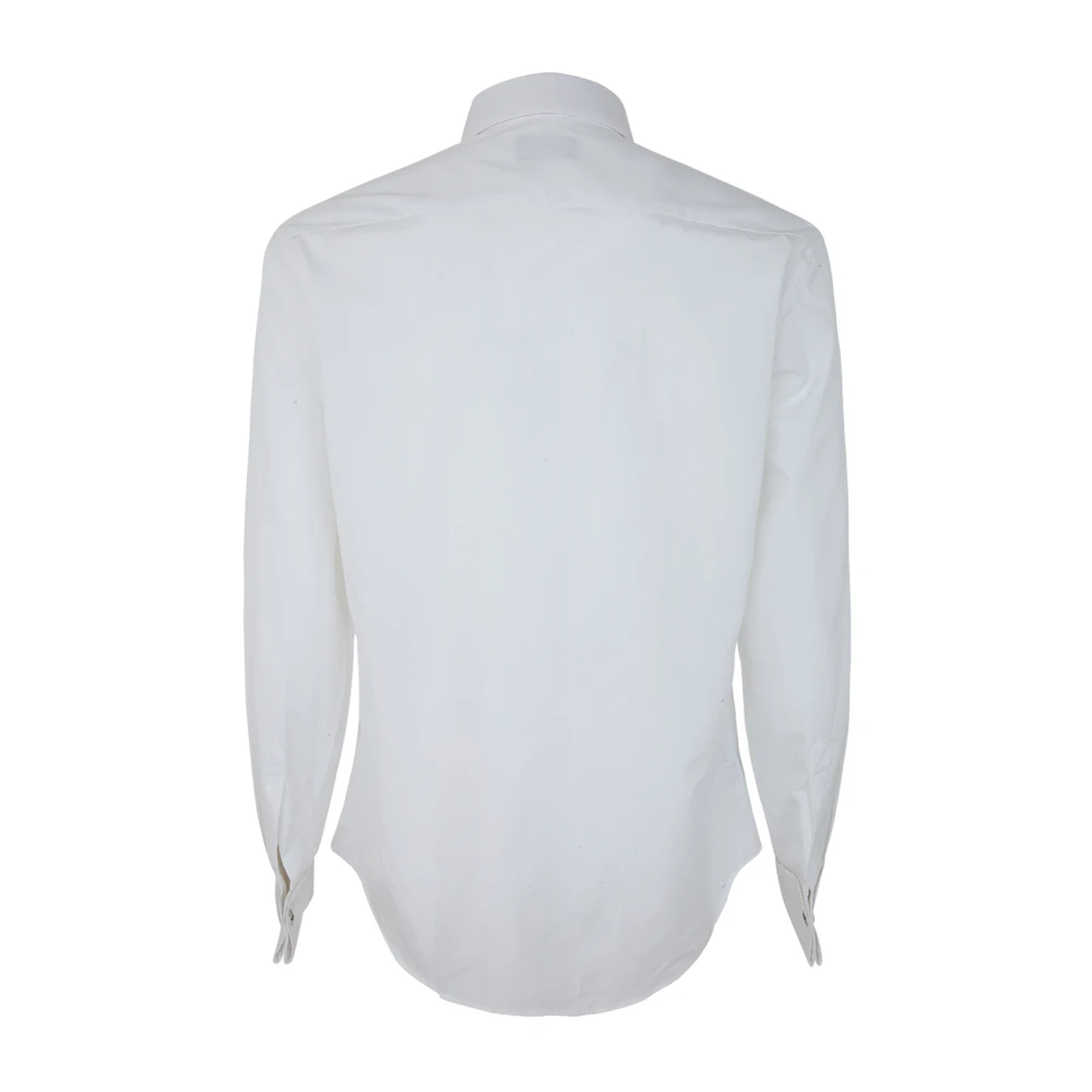 Emporio Armani Stijlvol Klassiek Overhemd voor Mannen White Heren