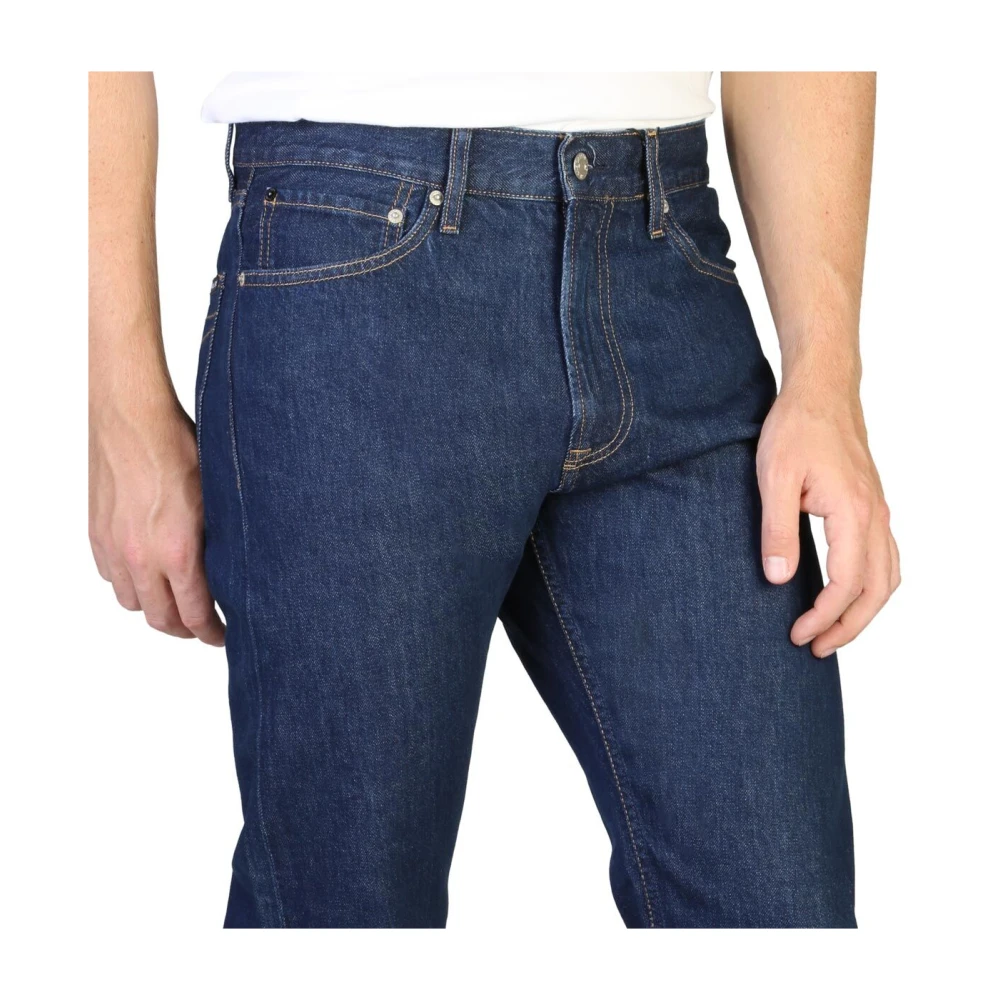 Calvin Klein Klieke Straight Jeans voor heren Blue Heren