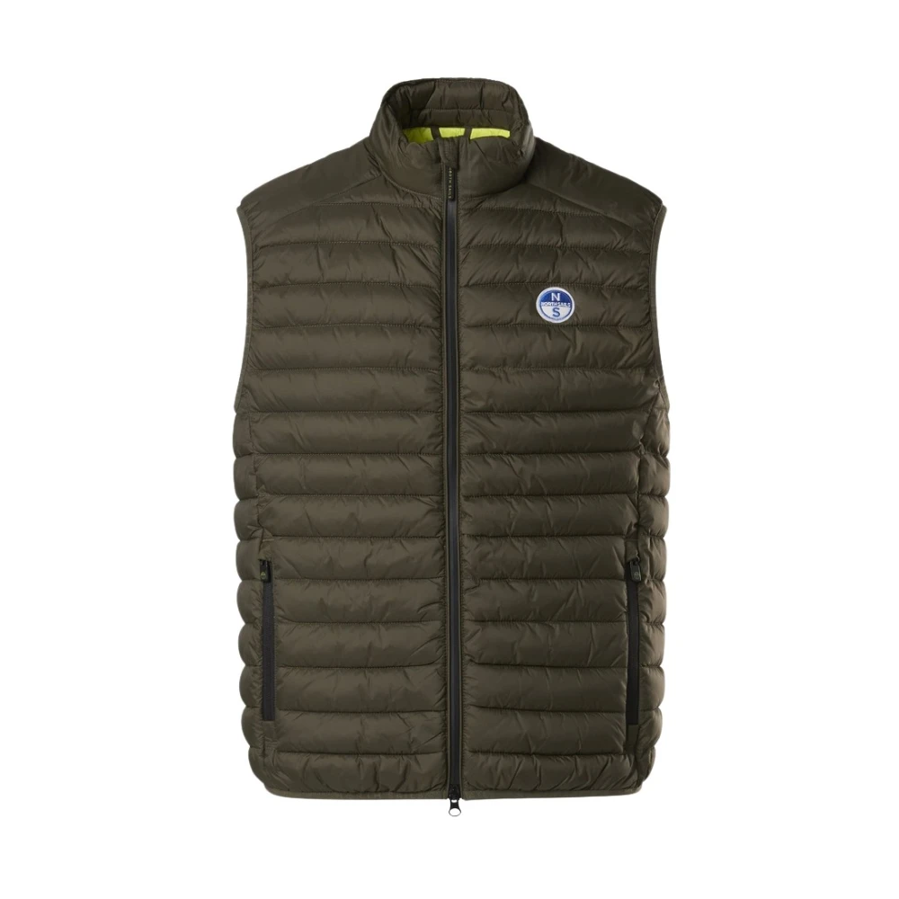 North Sails Green Waistcoats, Male, M, Zephyr Ultralight Vest