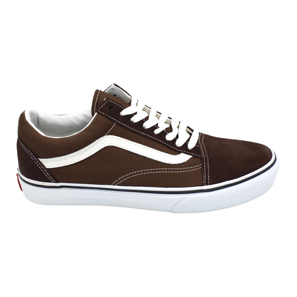 Vans Klassieke Suède Veters Rubberen Zool Sneaker Heren Schoenen Bruin