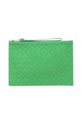 woven-parakeet-lambskin-wristlet-bag