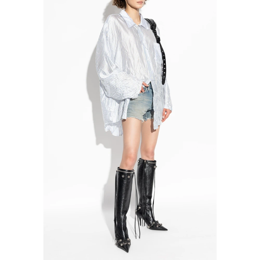 Balenciaga Denim shorts Blue Dames