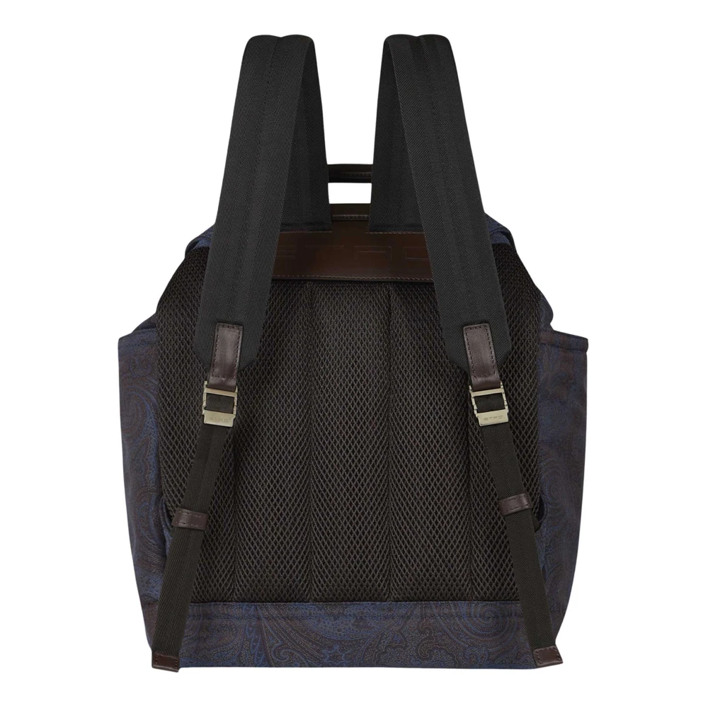 ETRO Blauwe Bucket Bag & Rugzak Blue Heren
