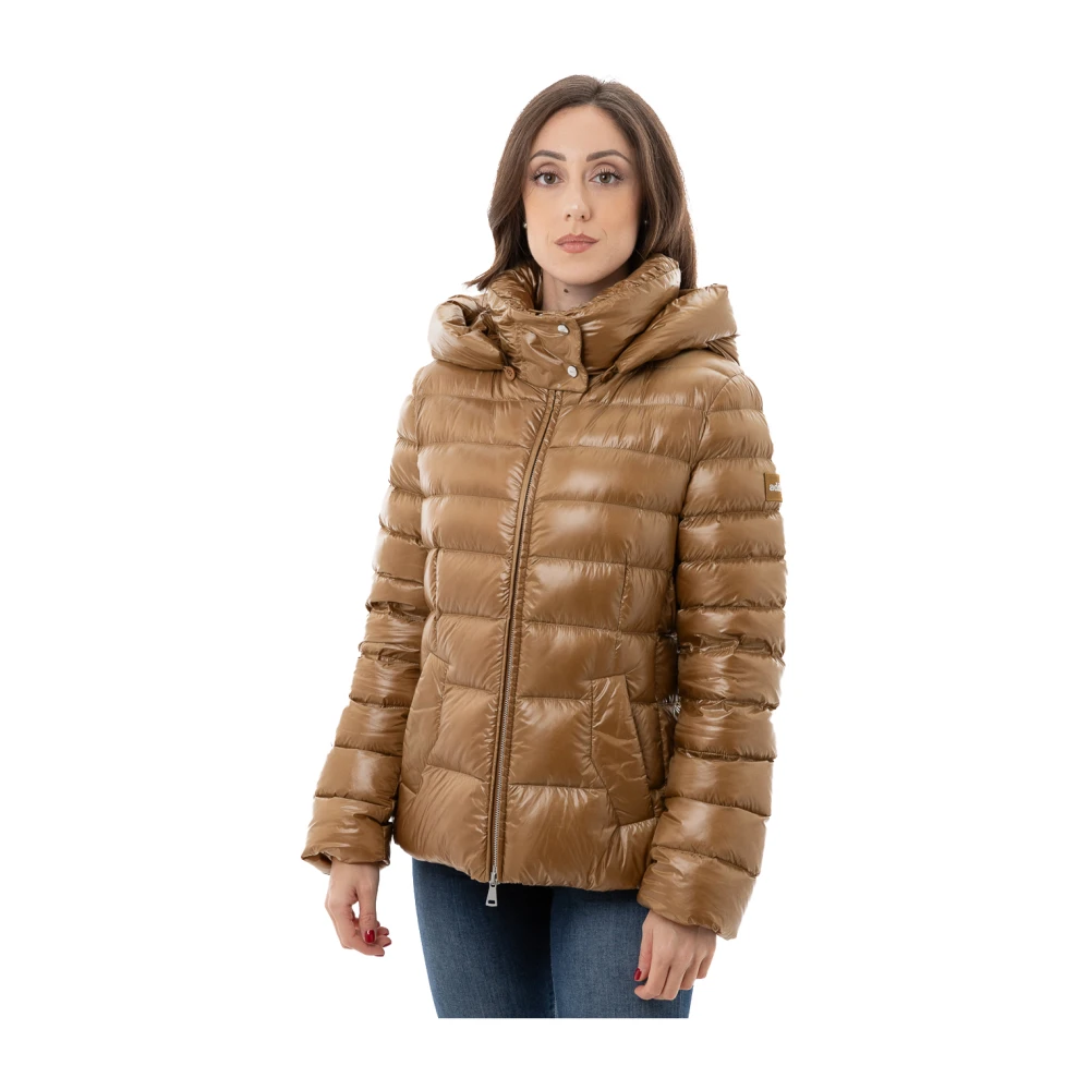 add Pufferjas met afneembare capuchon Brown Dames