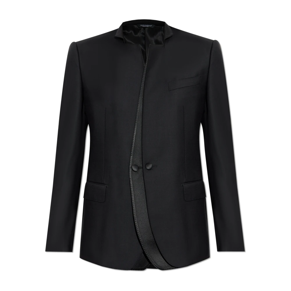 Dolce & Gabbana Wollen blazer Black Heren