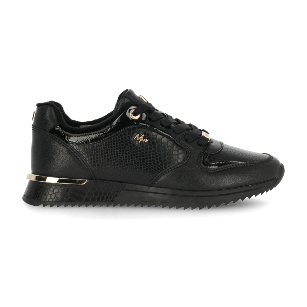 Mexx Women's Black Sneakers, 5 Uk, Trainers