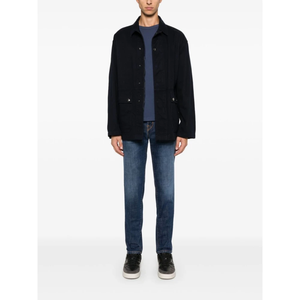 Jacob Cohën Blauwe Slim Fit Jeans Blue Heren