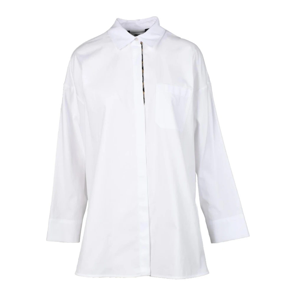 Max Mara Katoenen Overhemd White Dames
