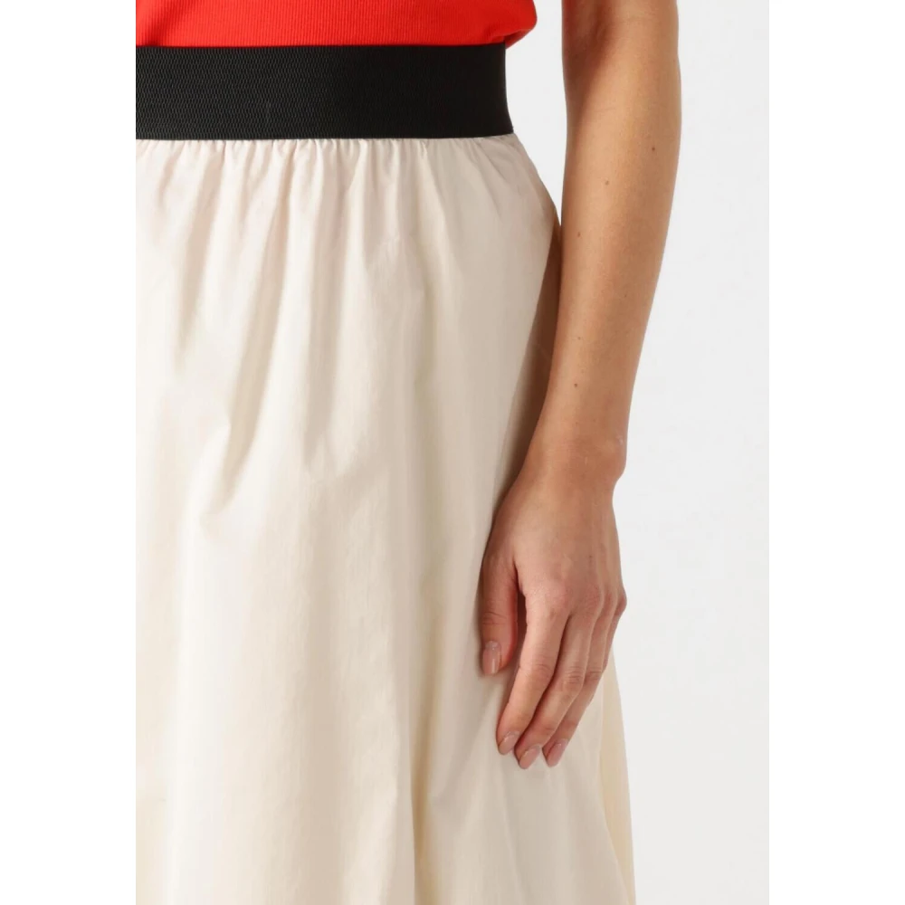 Co'Couture Poppycc Balloon Rok in Ecru Beige Dames
