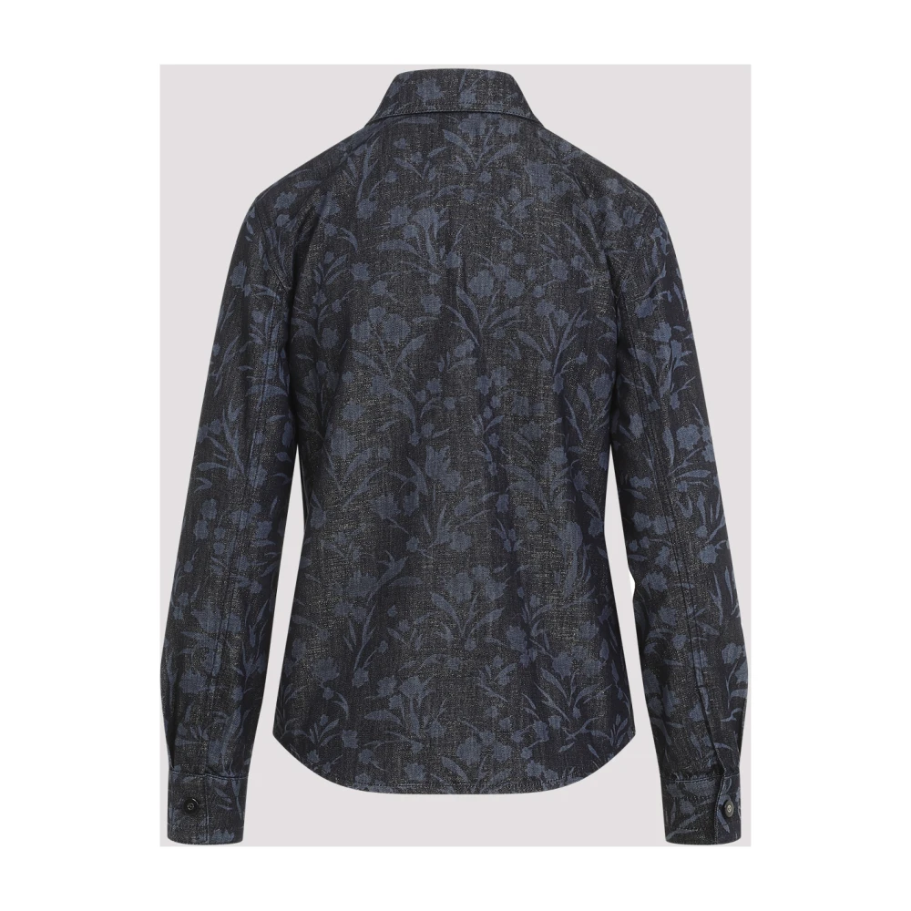Giorgio Armani Grijze Shirt Damesmode Blue Dames