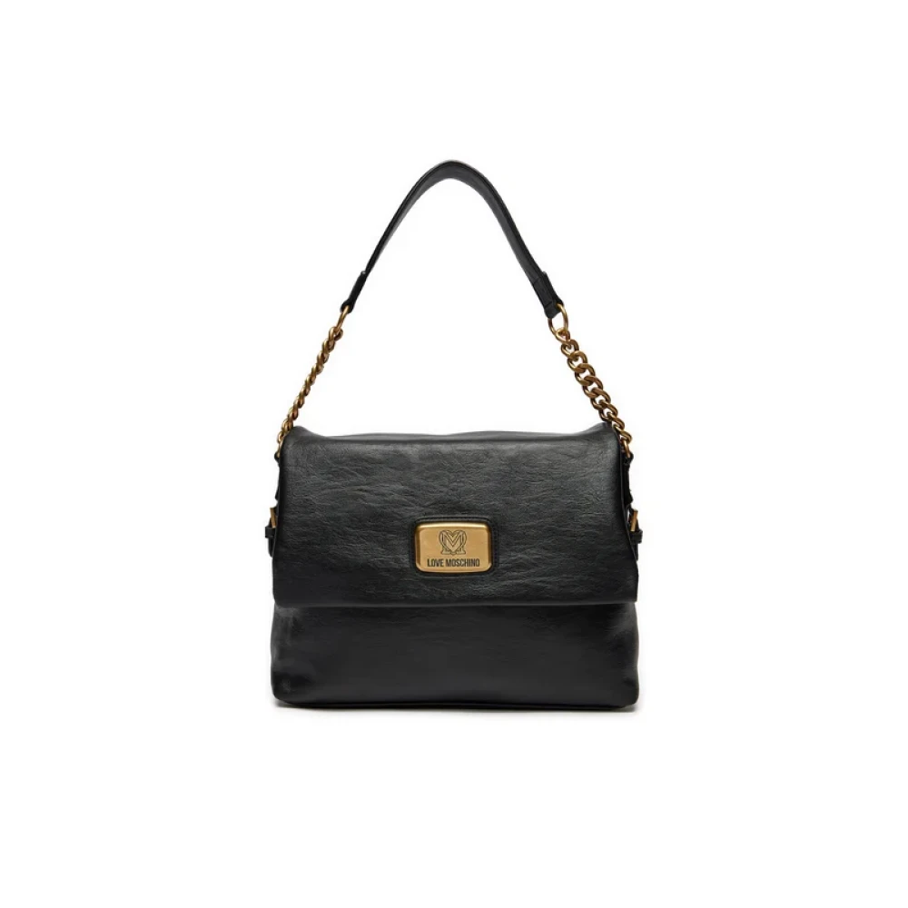 Love Moschino Schoudertas Array Groot Black Dames