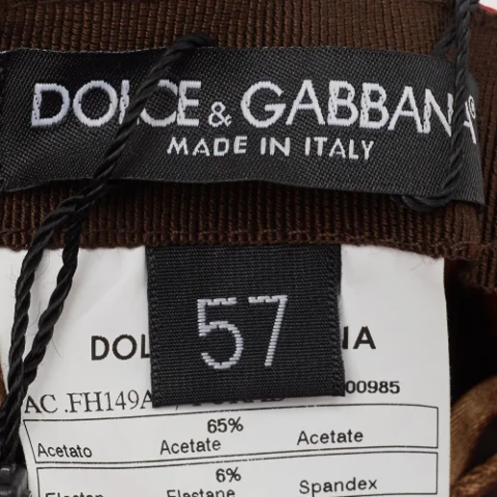 Dolce & Gabbana Pre-owned Satin hats Red Dames