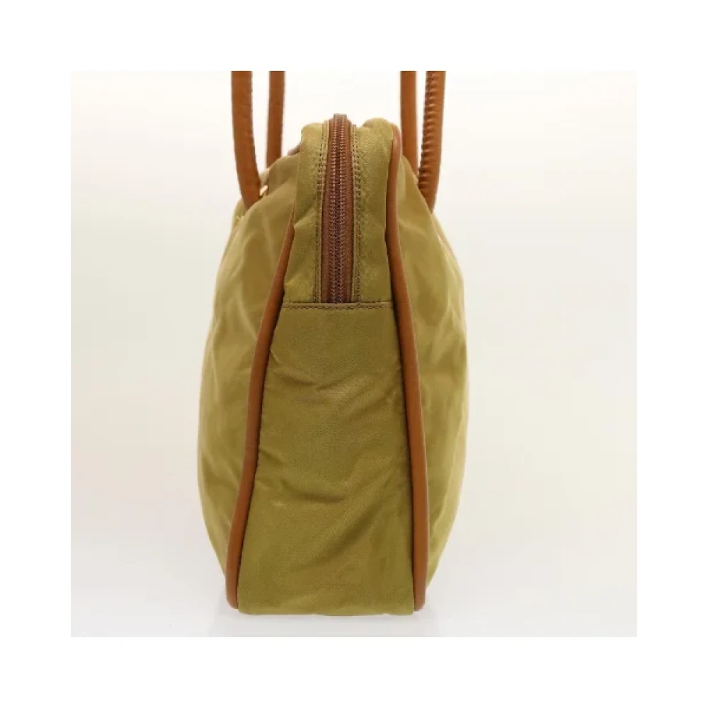 Celine Vintage Pre-owned Nylon celine-bags Green Dames