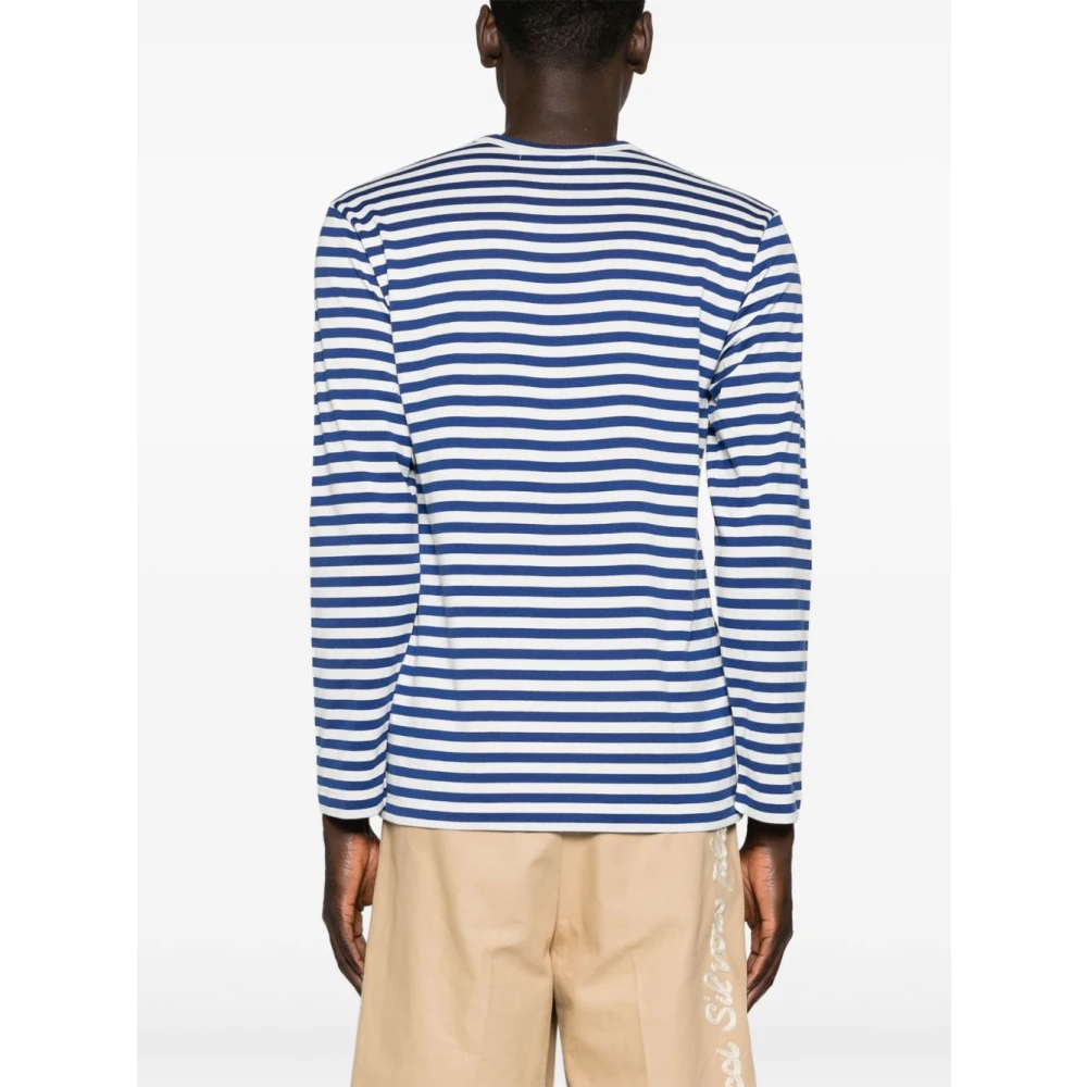 Comme des Garçons Play Stijlvolle T-shirts en Polos Blue Dames