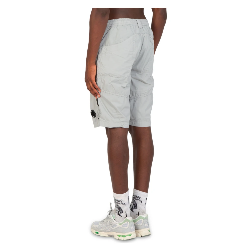 C.P. Company Zipped Shorts in 913 Gray Heren