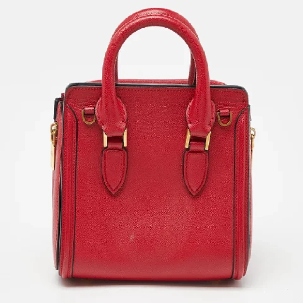 Alexander McQueen Pre-owned Leather totes Red Dames