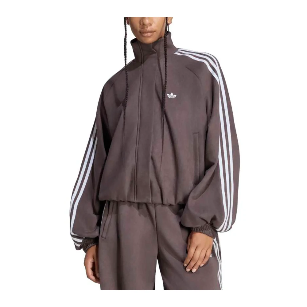 Adidas Donna Marrone Giacca Track "Adilenium" - Immagine 2
