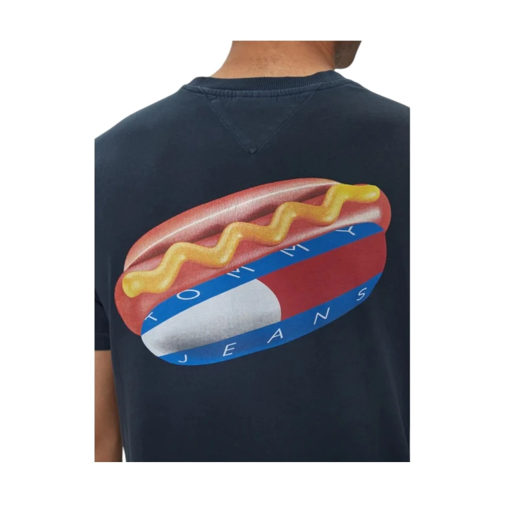Tommy Jeans Korte Mouw T-shirt Blue Heren