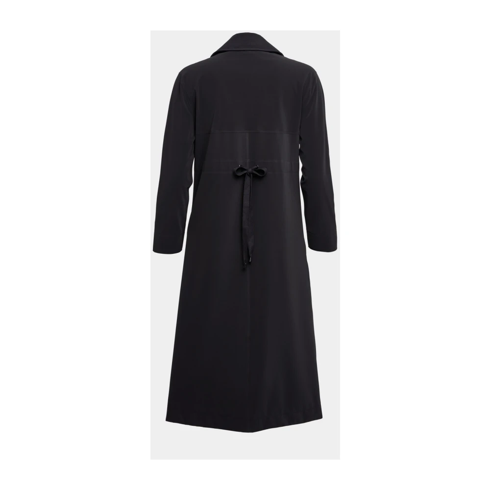 Stutterheim Matte Lange Regenjas voor Vrouwen Black Dames