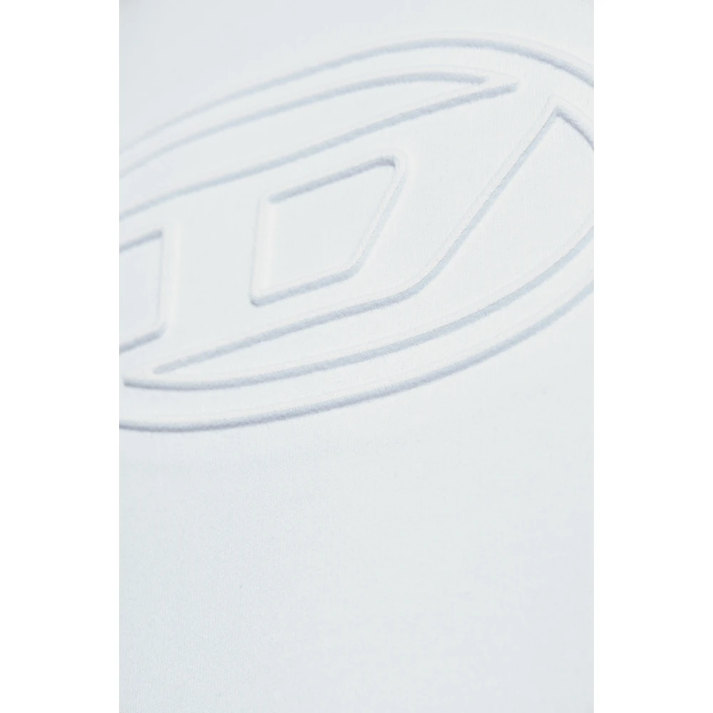 Diesel Sweatshirt S-Mart-Bigoval White Heren