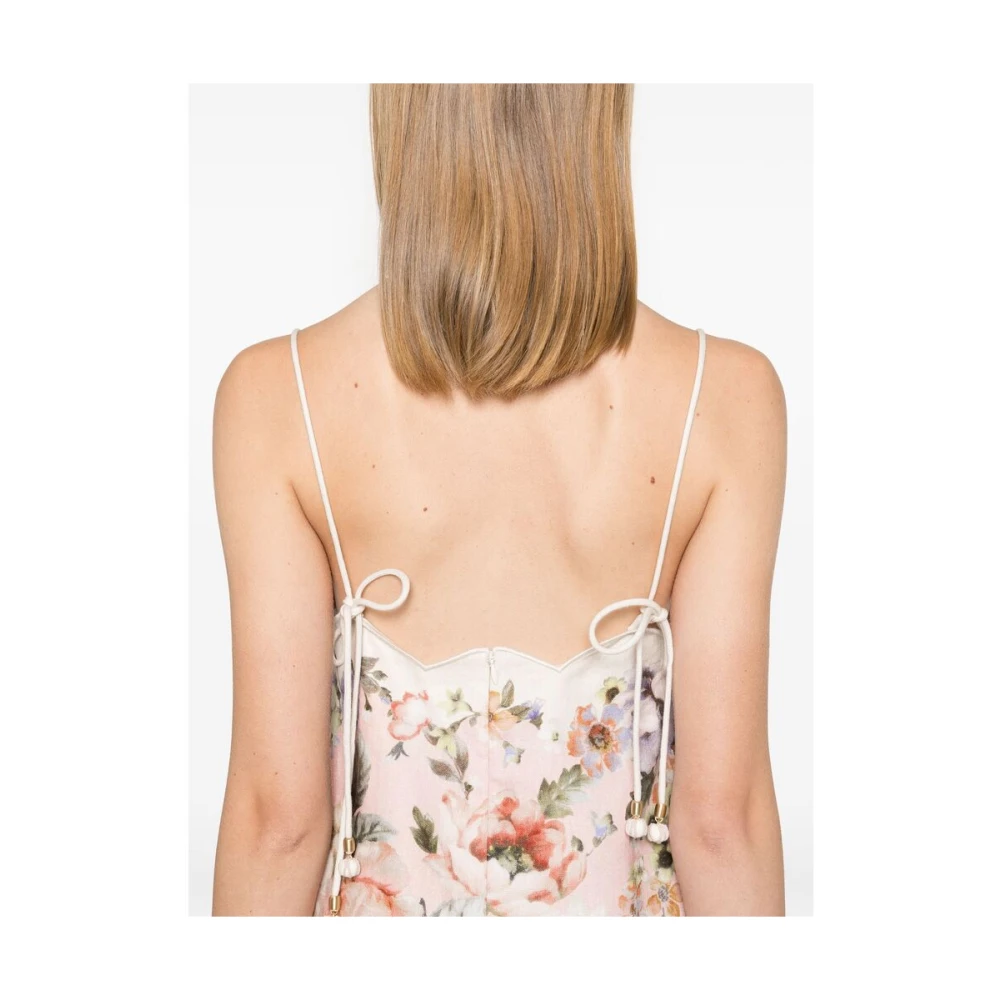 Zimmermann Acacia Print Linnen Jurk Multicolor Dames