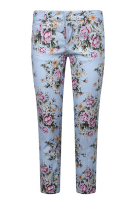 pantalon-slim-fit-a-imprime-floral