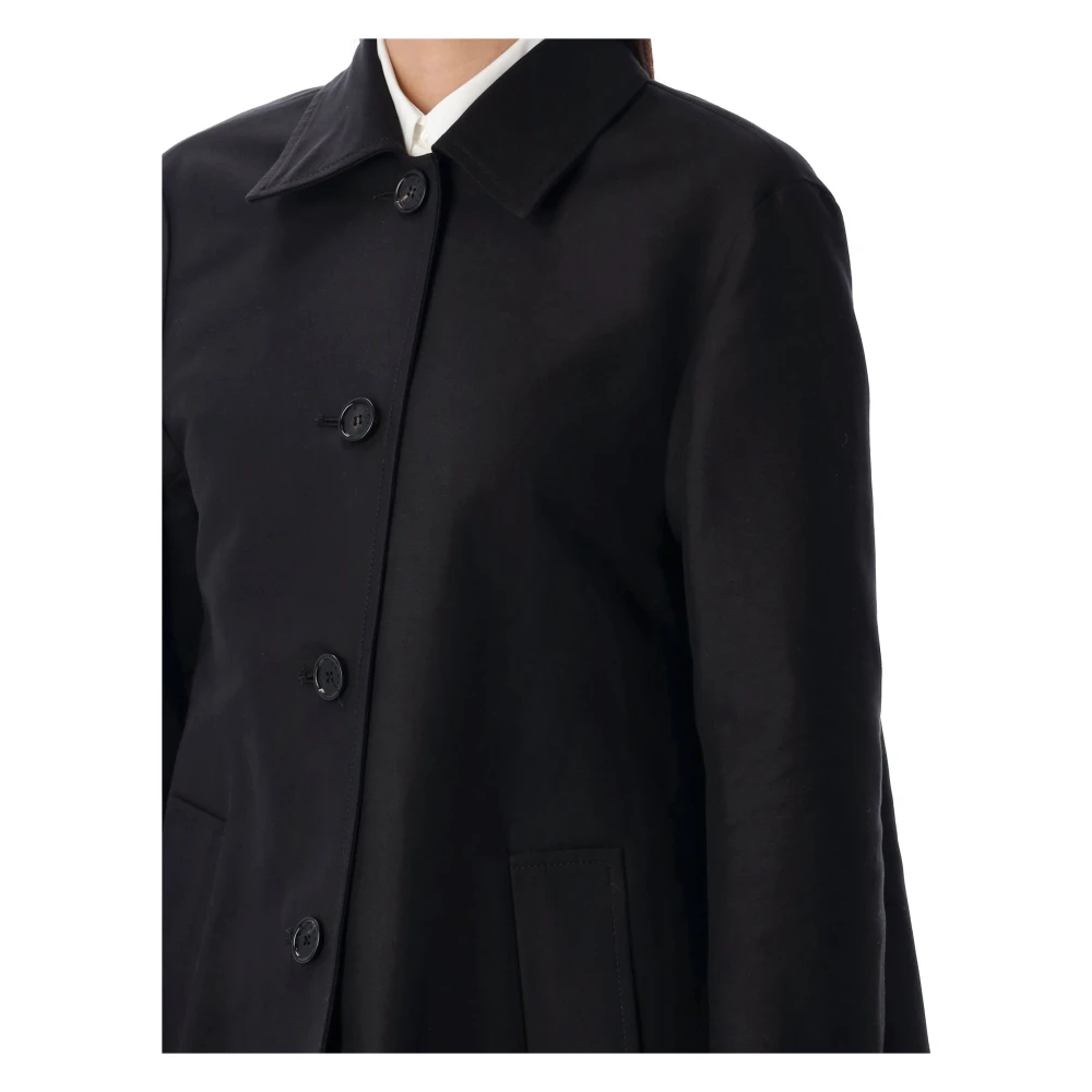 Marni Zwarte Katoenen Dusterjas Black Dames