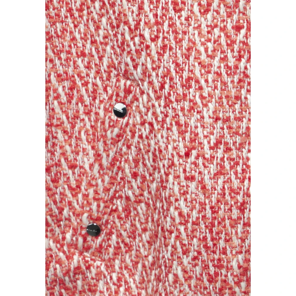 Street One Korte Bouclé Jas met Rits Red Dames