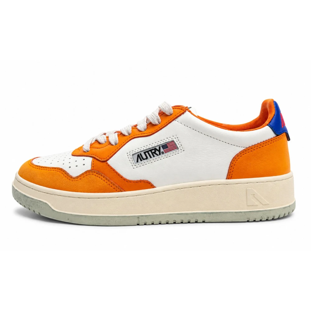 Autry White Sneakers, Male, 9 Uk, Shoes