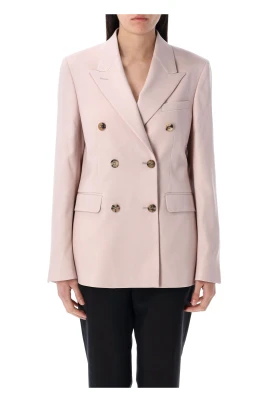 Skuggrosa Dubbelknäppt Blazer