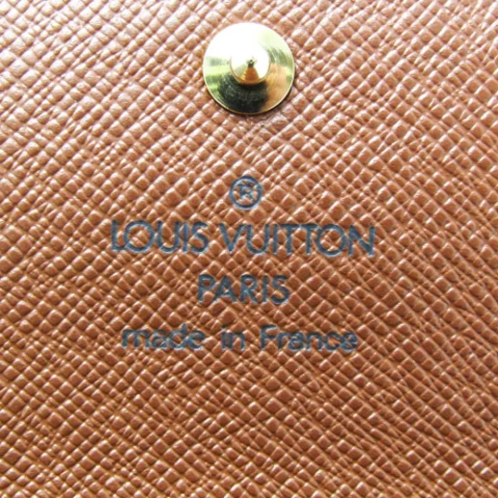 Louis Vuitton Vintage Pre-owned Fabric key-holders Brown Dames