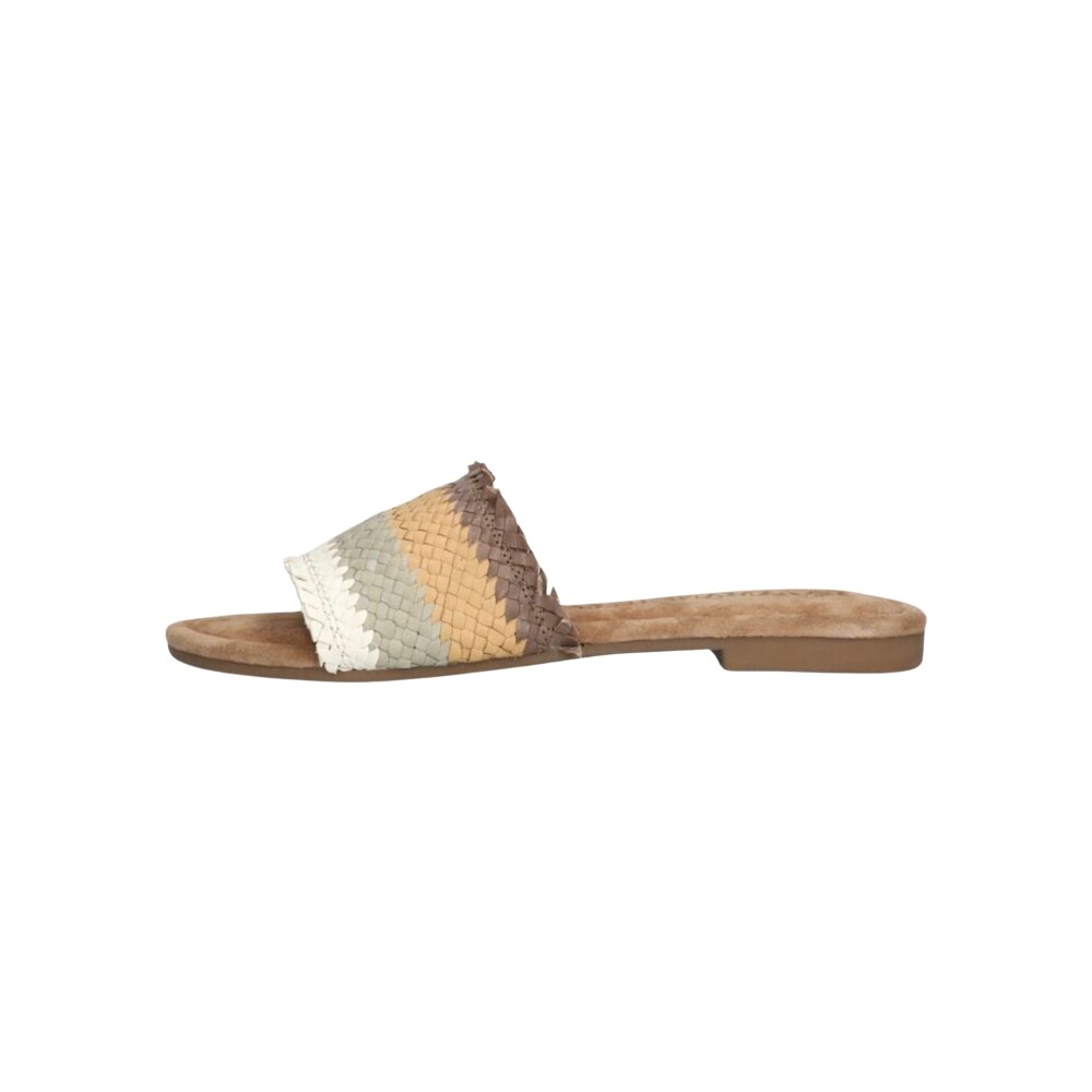 Beige Geweven Touw Slippers Lazamani Slippers Miinto