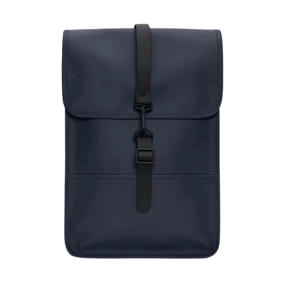 Rains Unisex Navy Backpack Mini In - Image 4