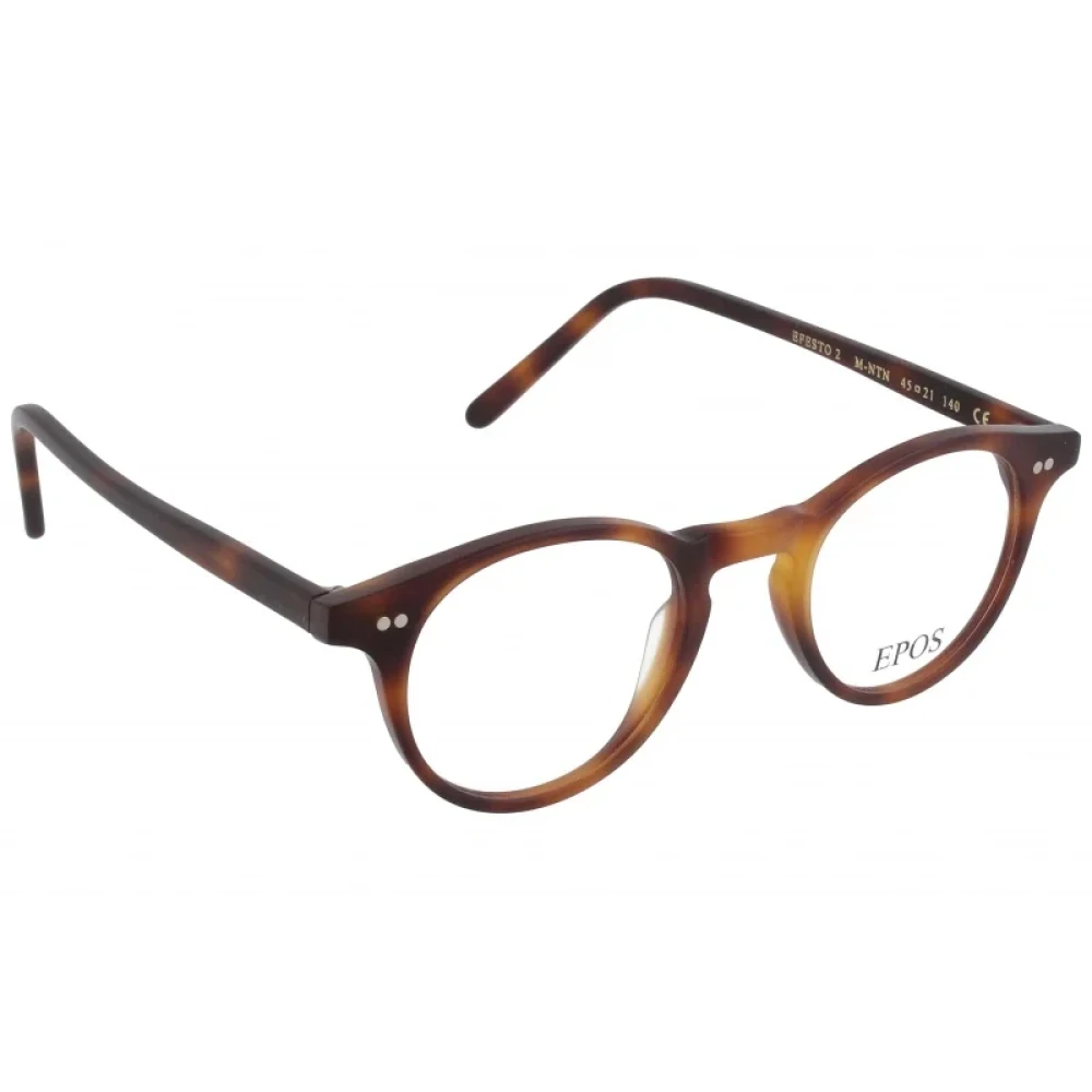 Epos Stijlvolle brilmonturen met 2 jaar garantie Brown Unisex