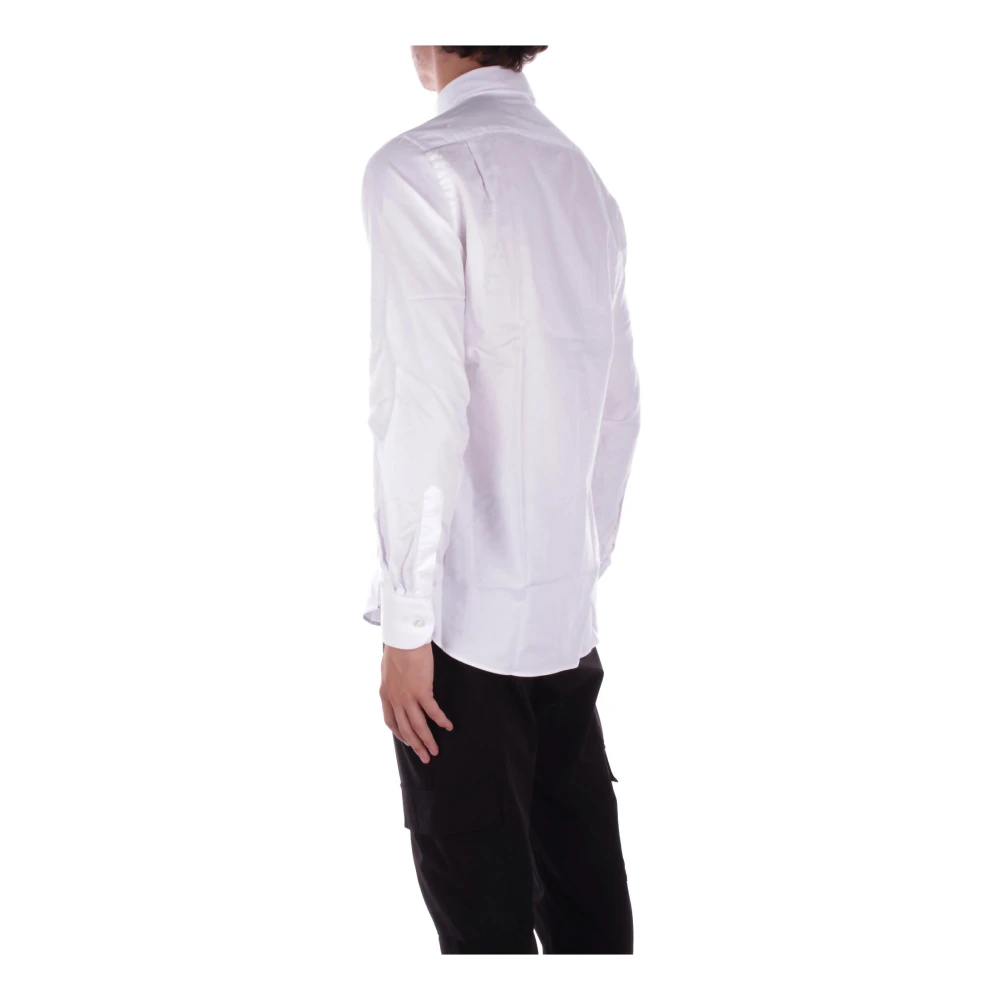 PAUL & SHARK Yachting Logo Front Button Shirt White Heren