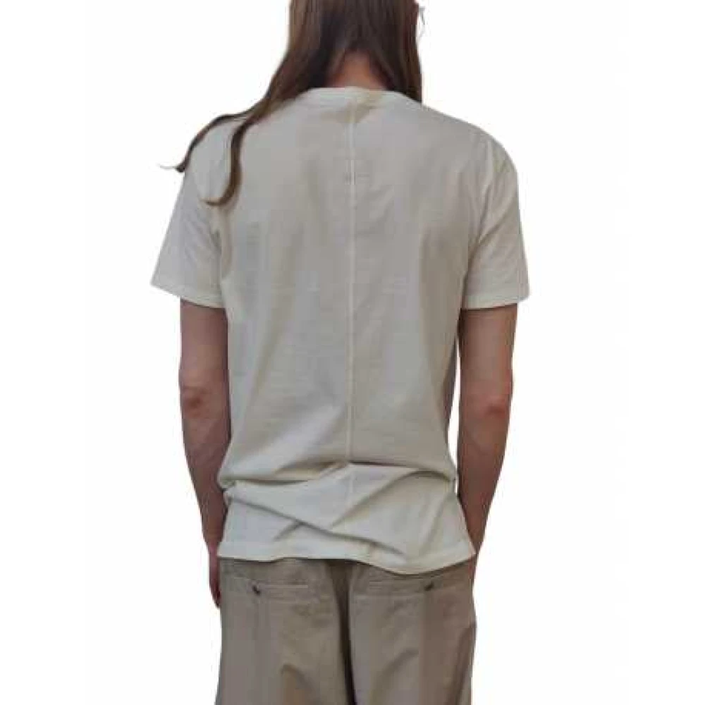 Rick Owens Wit Level T-shirt met korte mouwen White Heren