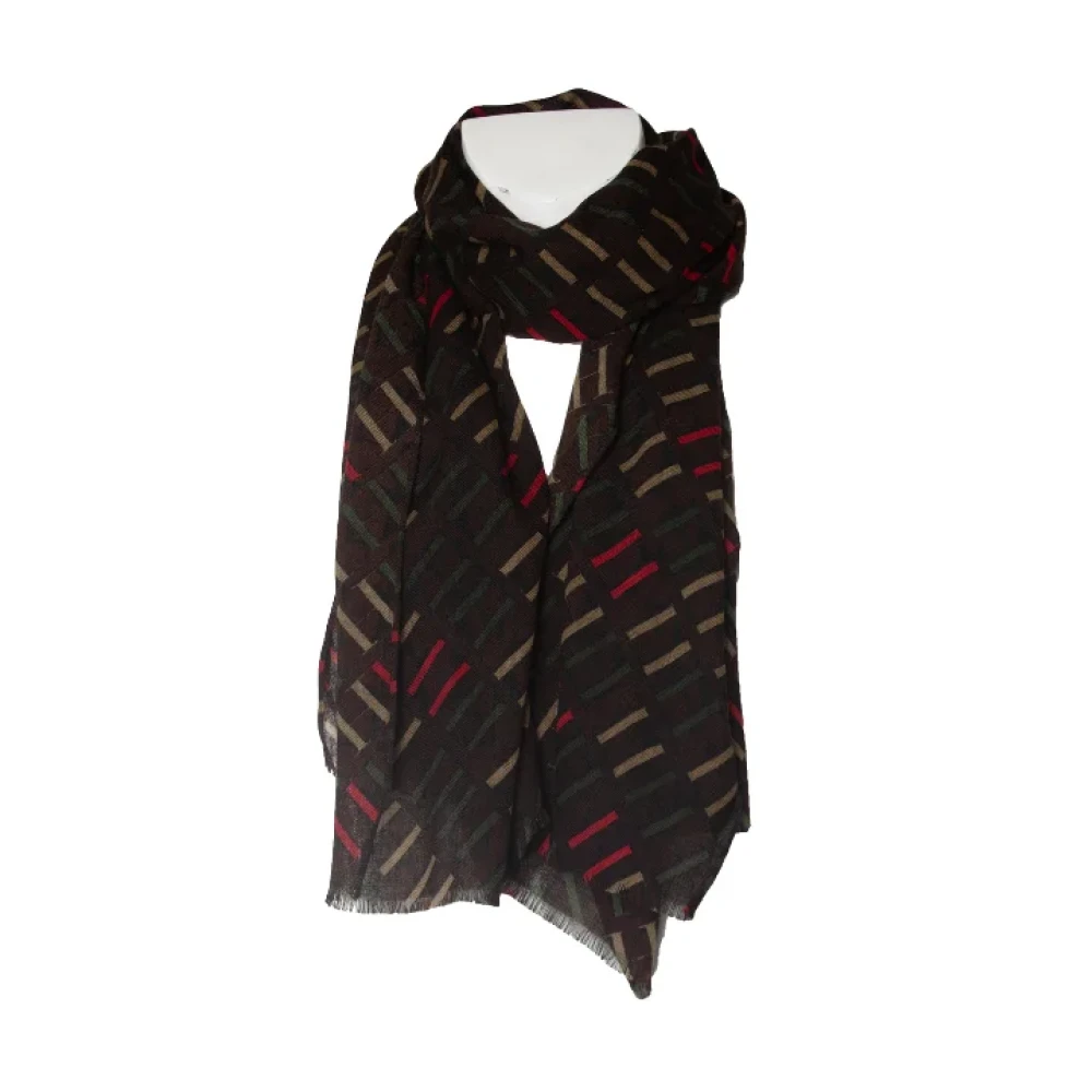 Carolina Herrera Pre-owned Wool scarves Multicolor Dames